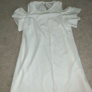 Flutter sleeve bridal shower dress